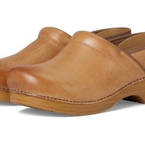 Dansko Tan Leather Mules
